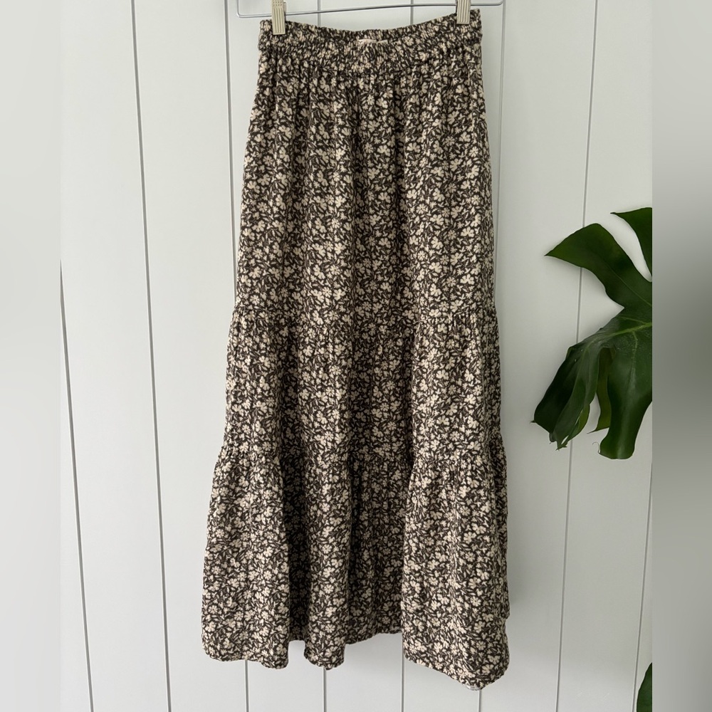 Faherty Dream Cotton Gauze Valentina Skirt - Nusa Floral